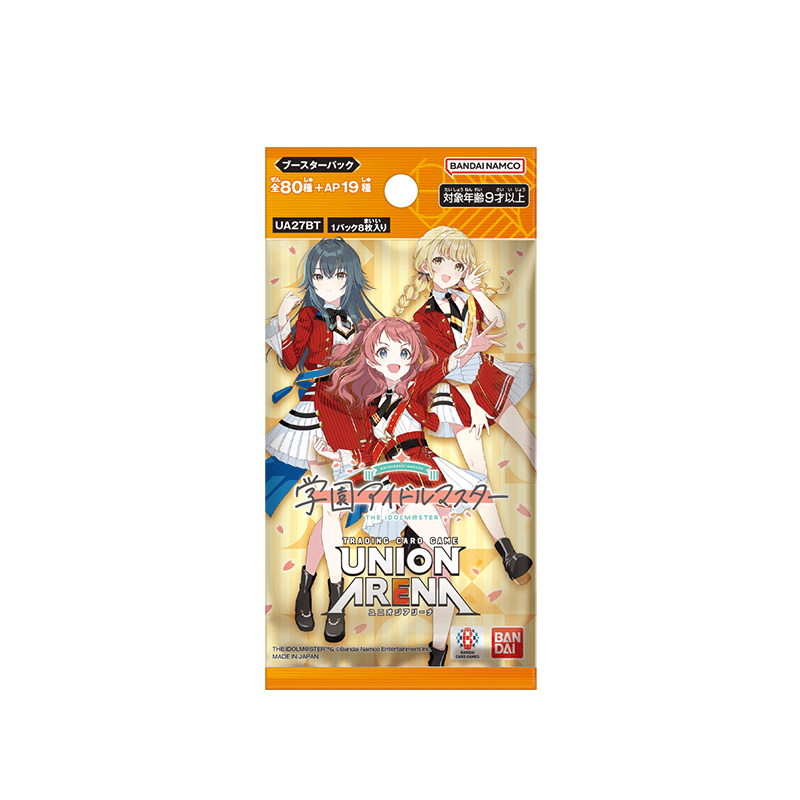 Union Arena English Gakuen Idolmaster Booster Cards Live Opening Pack - 4 Packs Card Games