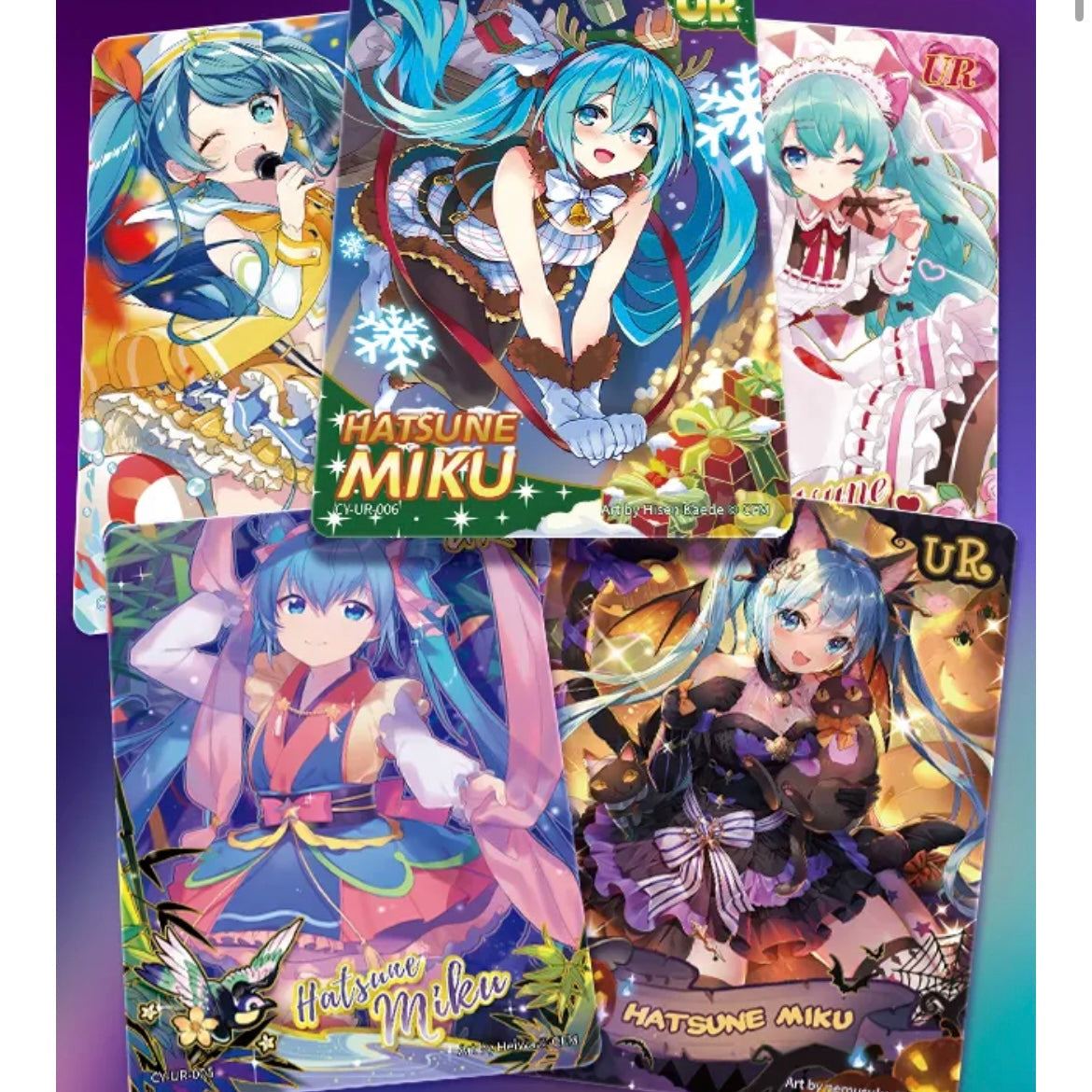 Kayou 2023 Hatsune Miku 16Th Vol1 Box Card Games