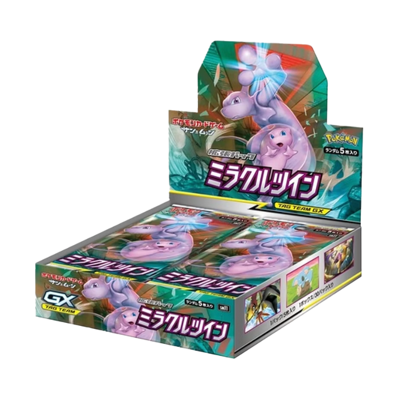 Pokemon Japanese Miracle Twin Booster Box Cards Live Opening Card Games