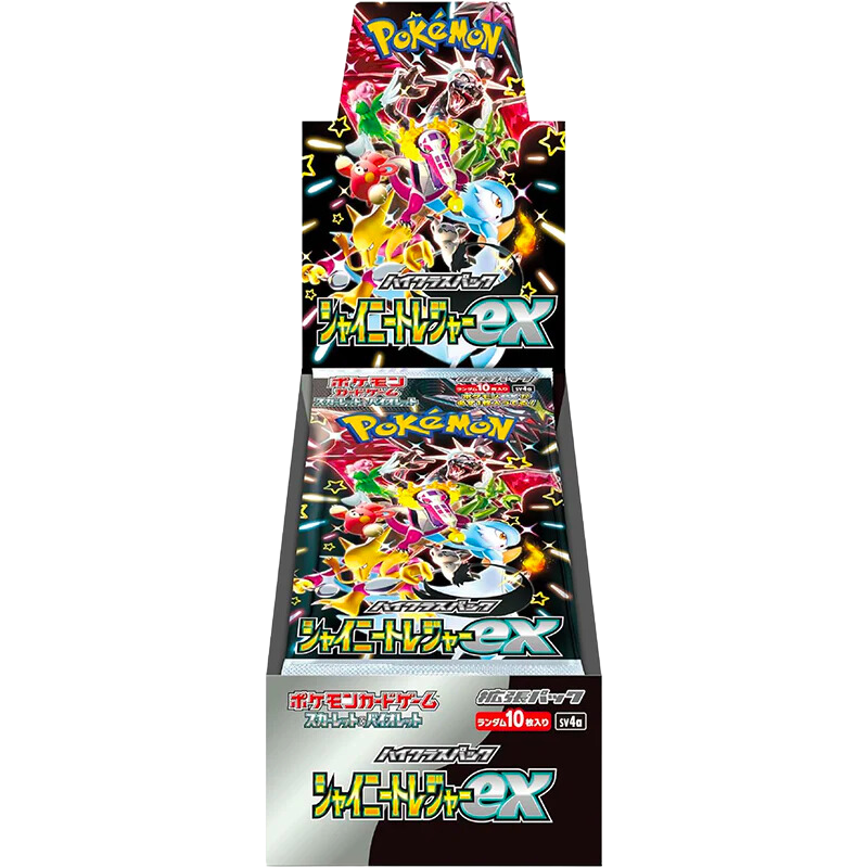 Shiny Treasure Ex High Class Booster Sv4A Jp Cards Live Opening @Mommitcg Card Games