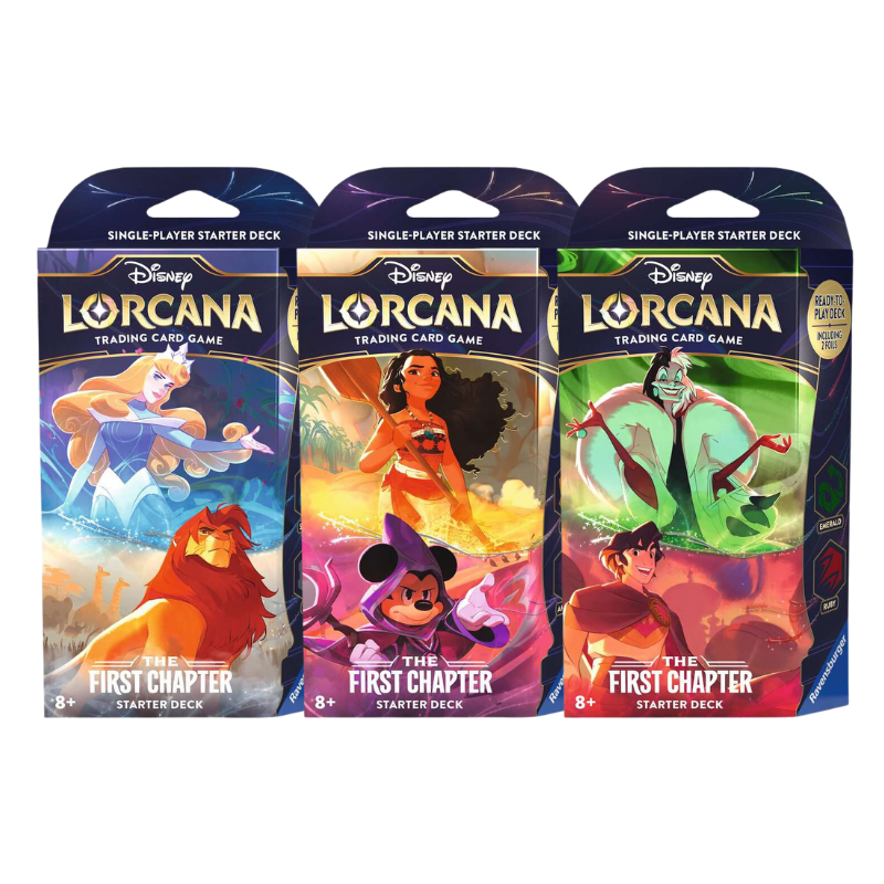 Ravensburger Disney Lorcana: The First Chapter Tcg Starter Deck Cards Live Opening @Mommitcg Card
