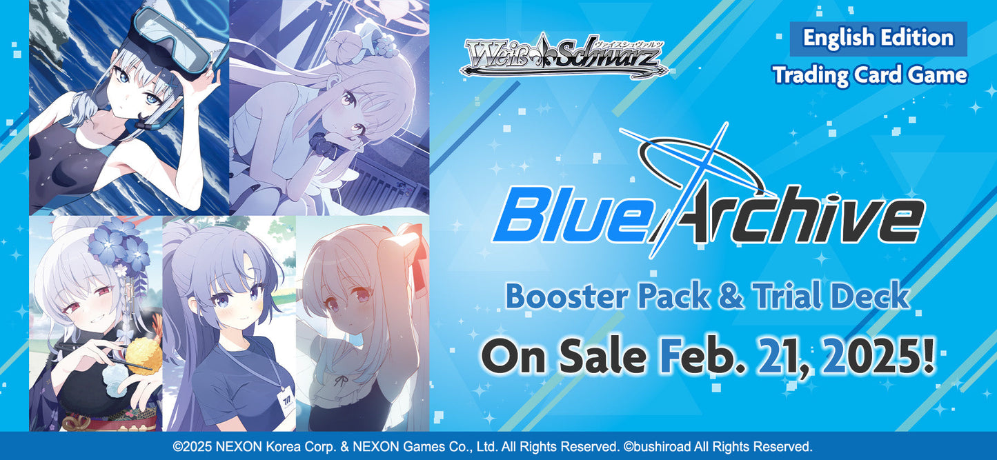 Weiss Schwarz English Blue Archive Booster CARDS LIVE OPENING