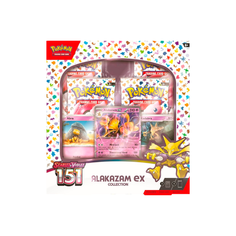 Scarlet And Violet 3.5 151 English [Trading Cards Opened On Live @Mommitcg] Alakazam Ex Box Card
