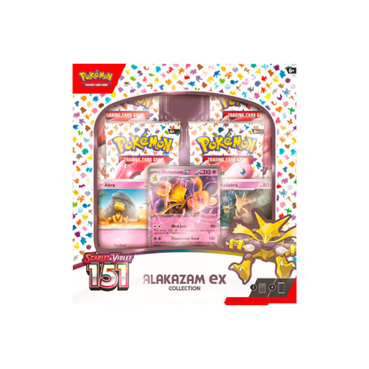 Scarlet And Violet 3.5 151 English [Trading Cards Opened On Live @Mommitcg] Alakazam Ex Box Card
