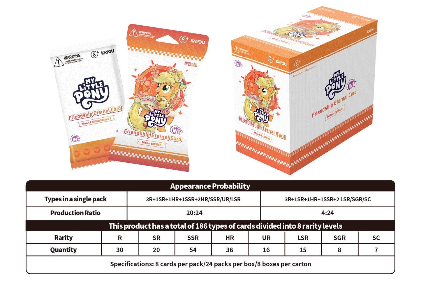 KAYOU My Little Pony - Friendship Eternal Cards - Moon Edition