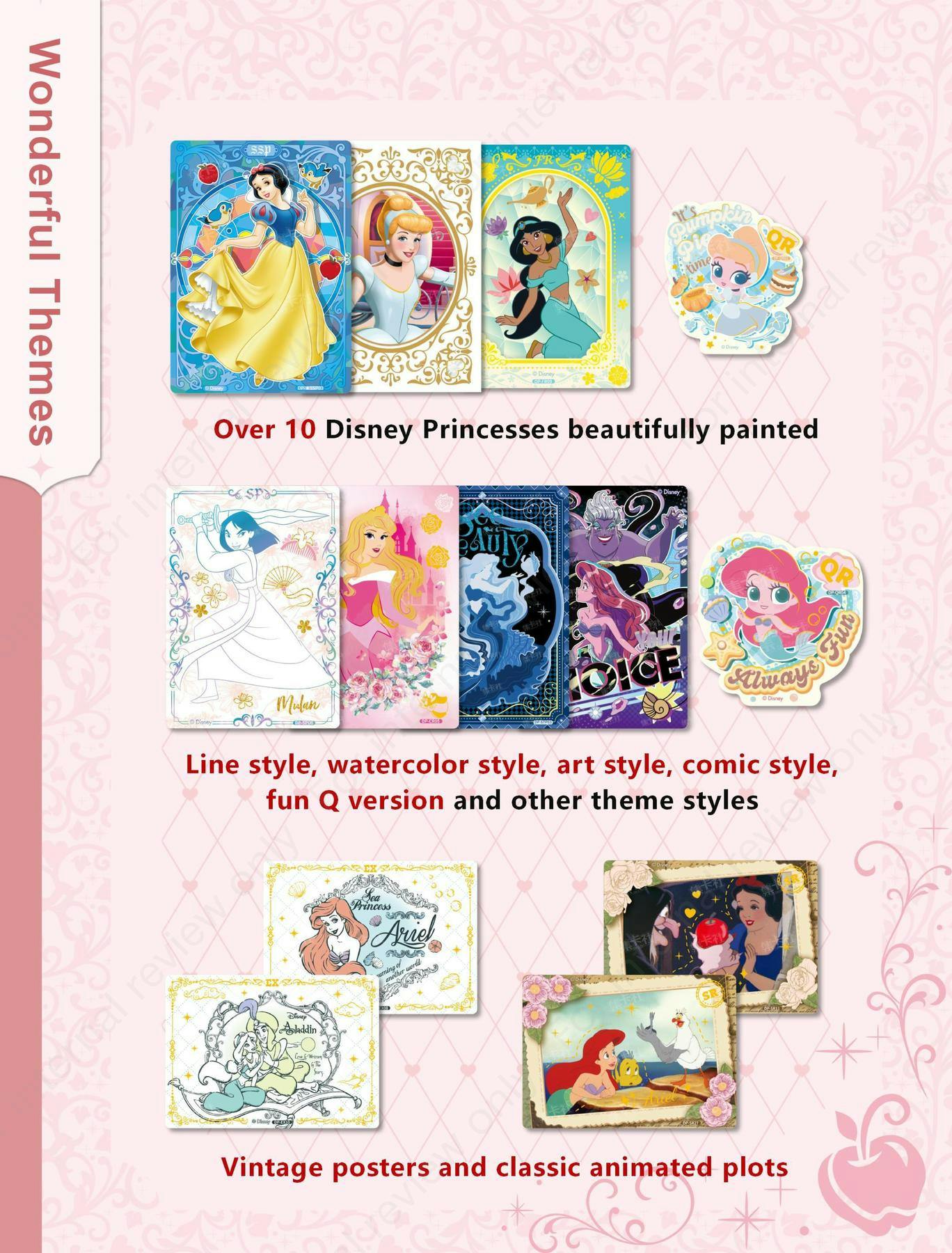 Card.fun Disney Princess Magic Fairy Tale Series Trading Cards Hobby Box Card Games