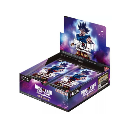 Bandai Dragon Ball Super English Fb04 Fusion World Ultra Limit Cards Live Opening Booster Box