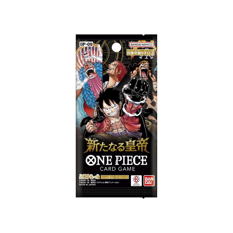 One Piece Japanses Op09 The Four Emperors Cards Live Opening Booster Pack - 6 Packs Card Games