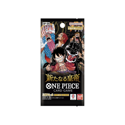 One Piece Japanses Op09 The Four Emperors Cards Live Opening Booster Pack - 6 Packs Card Games