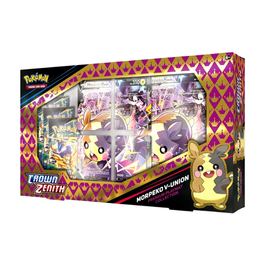 Crown Zenith Morpeko V-Union Playmat Premium Collection @Mommitcg Cards Live Opening Card Games