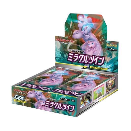 Pokemon Japanese Miracle Twin Booster Box Cards Live Opening Card Games