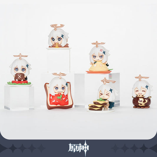 Genshin Impact Paimon Food Theme Blind Box Figurine Toys