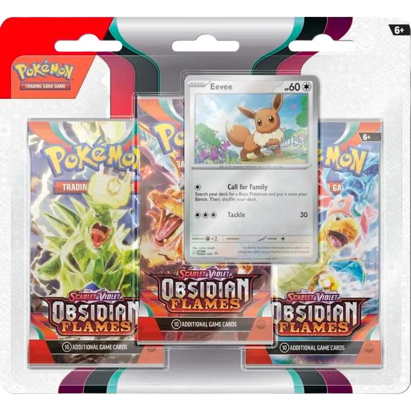 Obsidian Flames [Cards Live Opening @Mommitcg] 3-Pack Blister Card Games