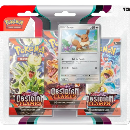 Obsidian Flames [Cards Live Opening @Mommitcg] 3-Pack Blister Card Games