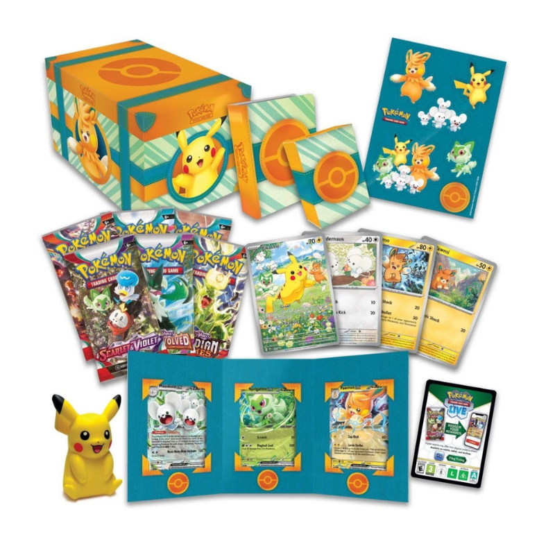 Pokemon Paldea Adventure Chest CARDS LIVE OPENING @MommiTCG