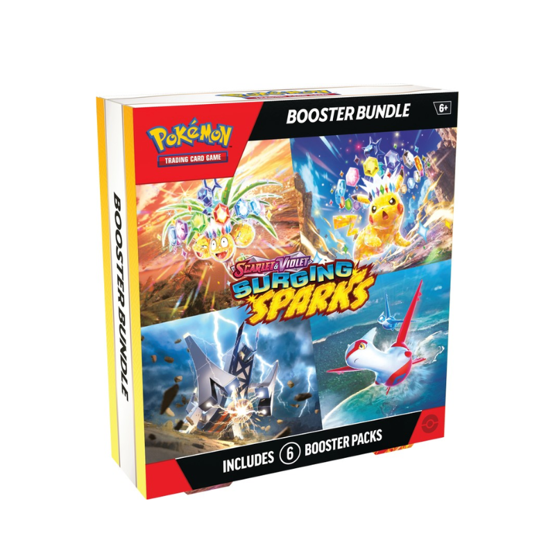 Pokemon English Sv08 Surging Sparks Cards Live Opening Booster Bundle Collectibles / Trading Cards