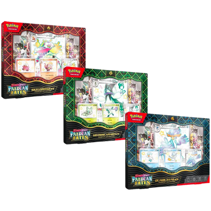 Pokemon Scarlet And Violet 4.5 Paldean Fates Tins Collection Box Cards Live Opening @Mommitcg