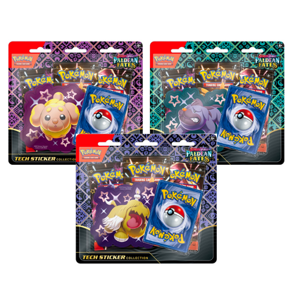 Pokemon Scarlet And Violet 4.5 Paldean Fates Cards Live Opening @Mommitcg Tech Sticker Collection
