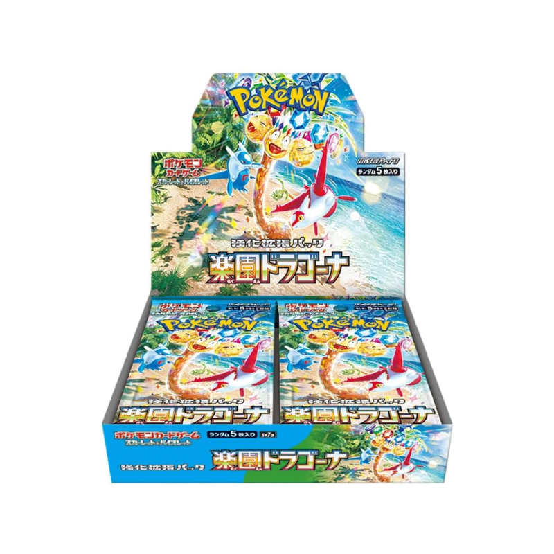 Pokemon Japanese Sv7A Paradise Dragona Booster Cards Live Opening Box Card Games
