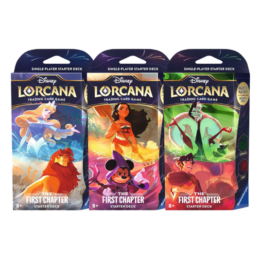 Ravensburger Disney Lorcana: The First Chapter Tcg Starter Deck Cards Live Opening @Mommitcg Card
