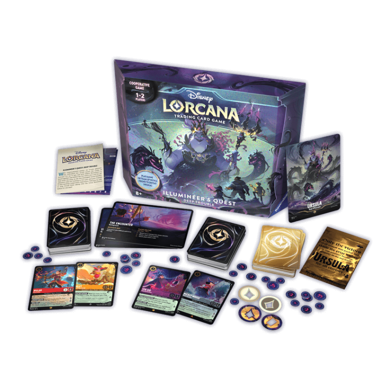 Ravensburger Disney Lorcana Ursula’s Return Cards Live Opening @Mommitcg Card Games