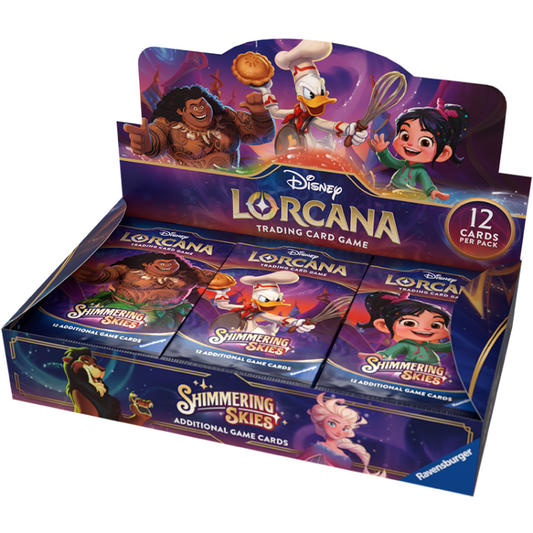 Disney Lorcana Shimmering Skies Cards Live Opening @Mommitcg Booster Pack Card Games
