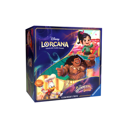 Disney Lorcana Shimmering Skies Cards Live Opening @Mommitcg Trove Card Games