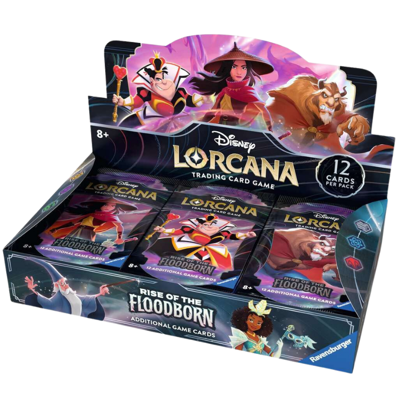 Ravensburger Disney Lorcana TCG: Rise of the Floodborn Booster Pack Display CARDS LIVE OPENING @MommiTCG