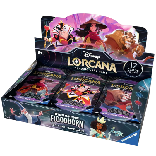 Ravensburger Disney Lorcana TCG: Rise of the Floodborn Booster Pack Display CARDS LIVE OPENING @MommiTCG