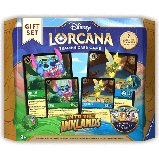 Ravensburger Disney Lorcana Into The Inklands Gift Set Cards Live Opening @Mommitcg Card Games