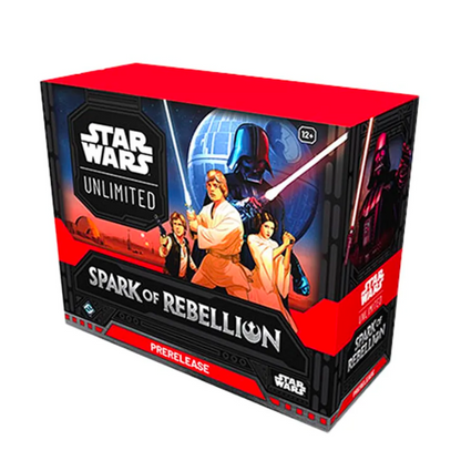 Star Wars Unlimited Spark Of Rebellion Prerelease Kit Cards Live Opening @Mommitcg Card Games