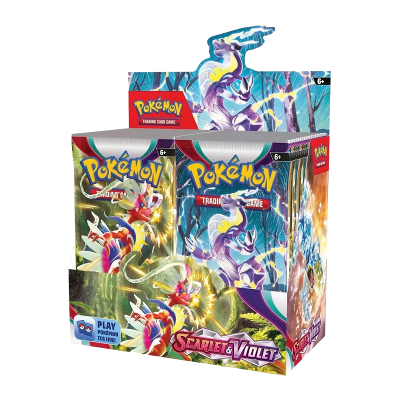 Scarlet And Violet Booster Box [Cards Live Opening @Mommitcg] Card Games