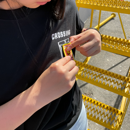 Crossing Patch T-Shirt With 4 Extra Patches Limited Time Offer
