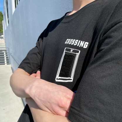 Crossing Patch T-Shirt With 4 Extra Patches Limited Time Offer