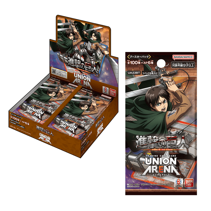 *JP LIVE* Union Arena JP Attack On Titan Booster Box [UA23BT] CARDS LIVE OPENING
