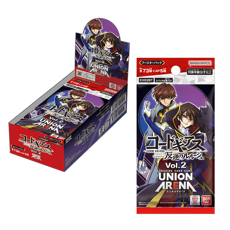 Union Arena Jp Code Geass Lelouch Of The Rebellion Cards Live Opening @Mommitcg Vol 2 Booster Pack