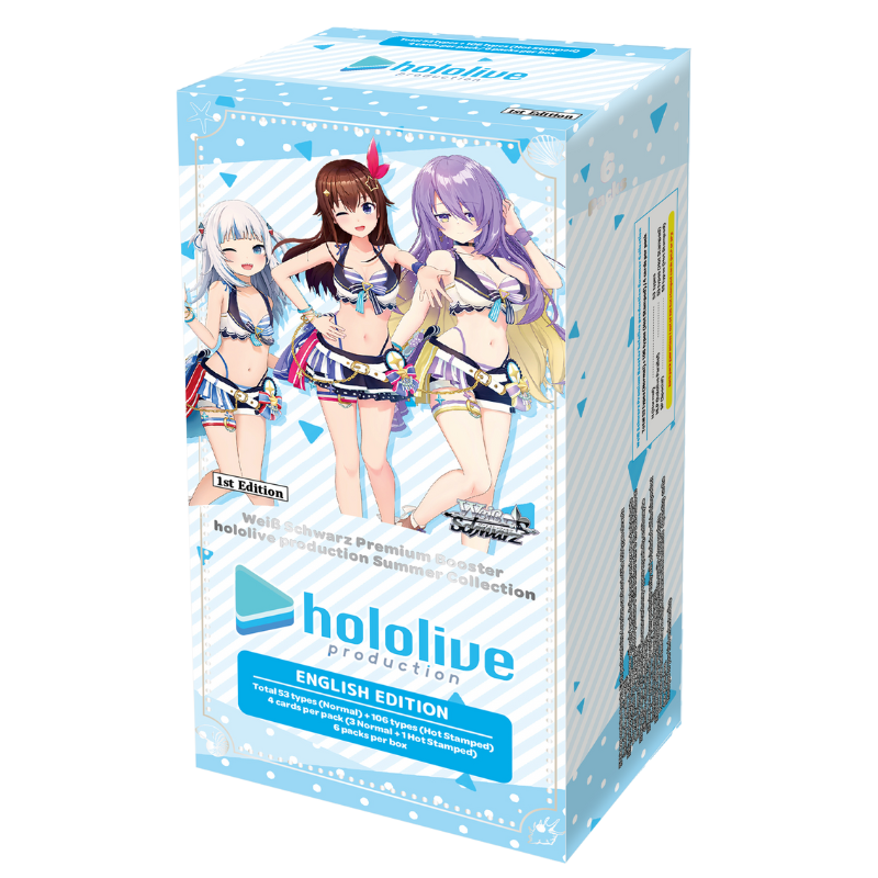 Weiss Schwarz English Hololive Production Summer Collection Premium Booster Card Games