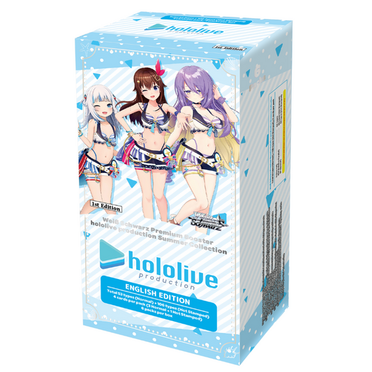 Weiss Schwarz English Hololive Production Summer Collection Premium Booster Card Games