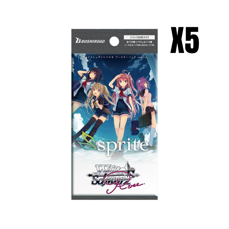 Weiss Schwarz Japanese Rose Sprite Booster CARDS LIVE OPENING