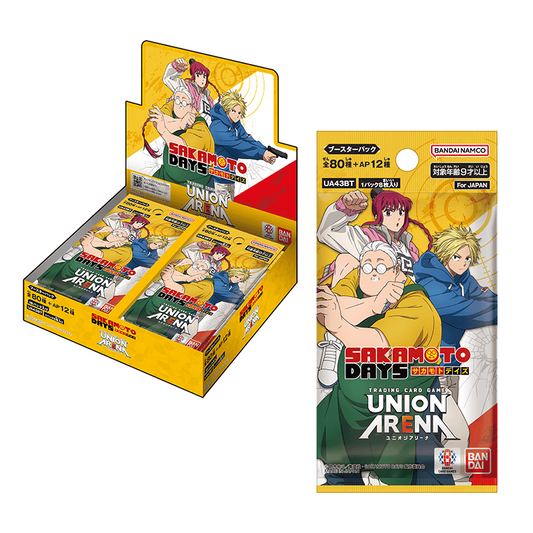 Union Arena Japanese SAKAMOTO DAYS Booster  [UA43BT] CARDS LIVE OPENING