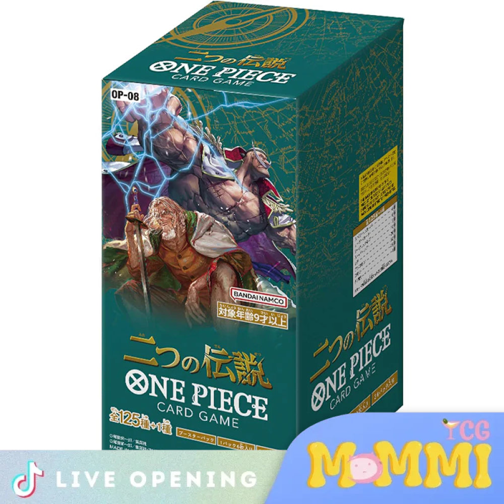 One Piece Jp Op8 Two Legends Cards Live Opening @Mommitcg Card Games