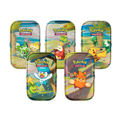 Paldea Friends Mini Tin [Cards Live Opening @Mommitcg] Card Games