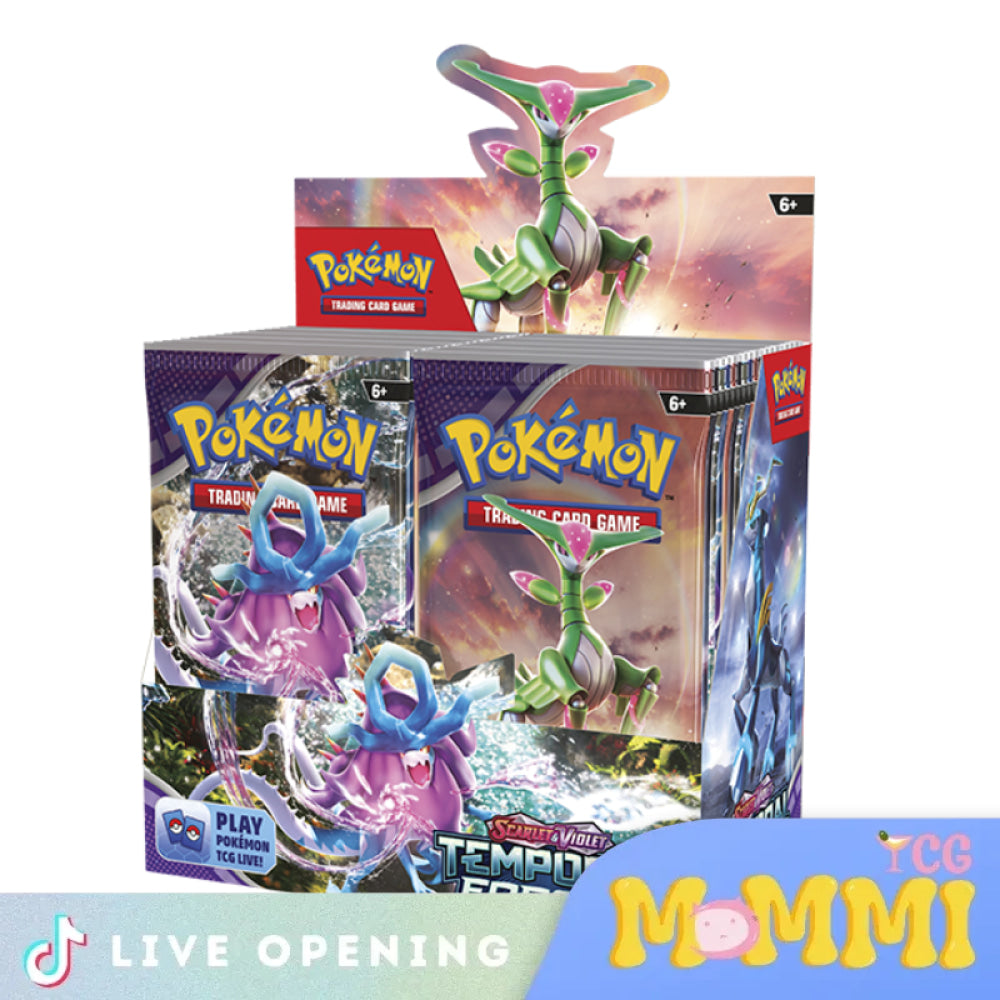 Pokemon Temporal Forces Cards Live Opening @Mommitcg Booster Box Card Games