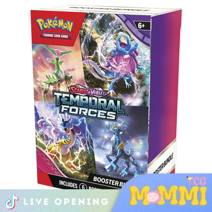 Pokemon Temporal Forces Cards Live Opening @Mommitcg Booster Bundle Card Games