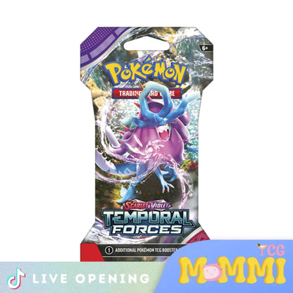 Pokemon Temporal Forces Cards Live Opening @Mommitcg Booster Pack Card Games