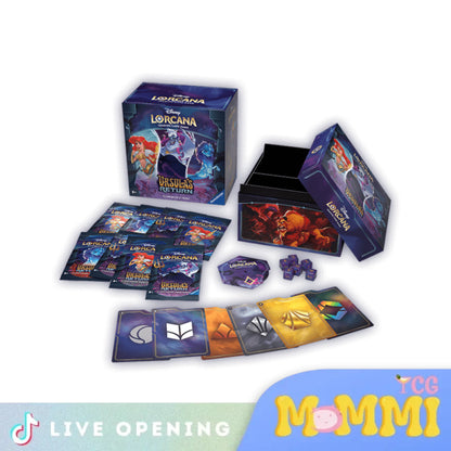 Ravensburger Disney Lorcana Ursula’s Return Cards Live Opening @Mommitcg Card Games