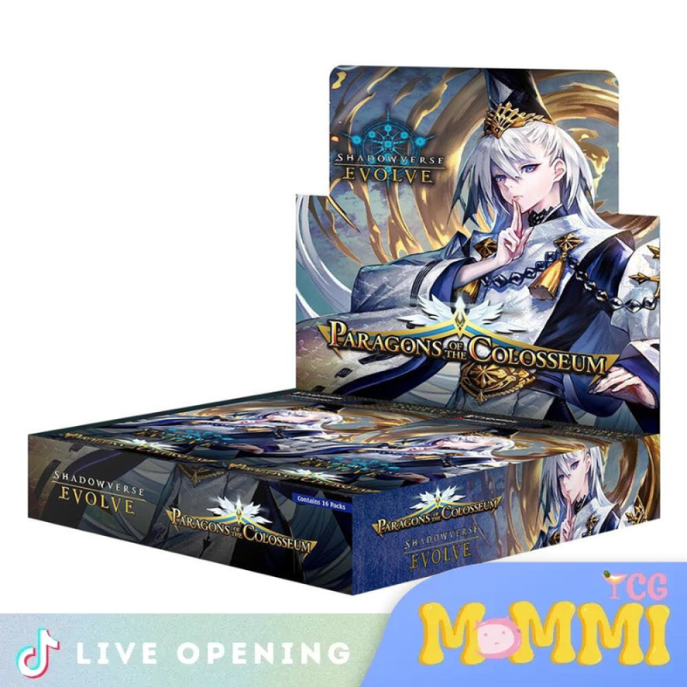 Shadowverse: Evolve - Paragons Of The Colosseum Booster Box Bp06 Cards Live Opening Card Games