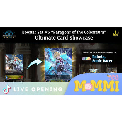 Shadowverse: Evolve - Paragons Of The Colosseum Booster Box Bp06 Cards Live Opening Card Games