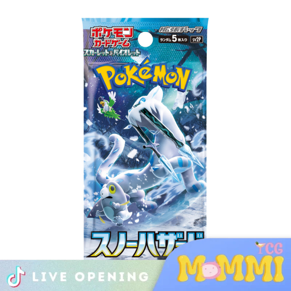 Pokemon Jp Snow Hazard Cards Live Opening @Mommitcg Card Games