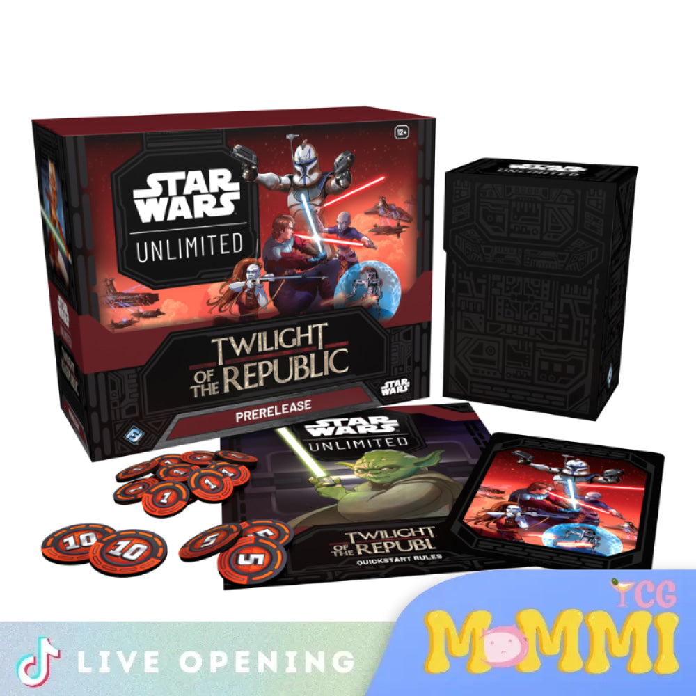 Star Wars Unlimited Twilight Of The Republic Booster Cards Live Opening Prerelease Box Collectibles